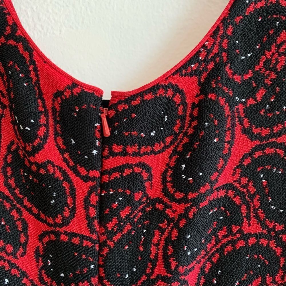 ISSA LONDON RED MIDI DRESS - Picture 13 of 15